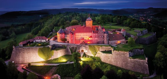 Festung Rosenberg - Kronach © Tourismusbetrieb der Stadt Kronach/Fotograf Dr. Otmar Fugmann
