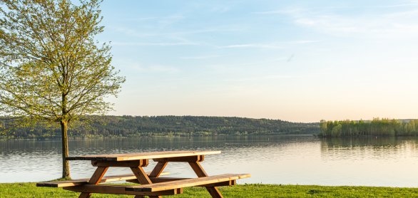 Abendstimmung am großen Brombachsee &copy; Dirk - stock.adobe.com